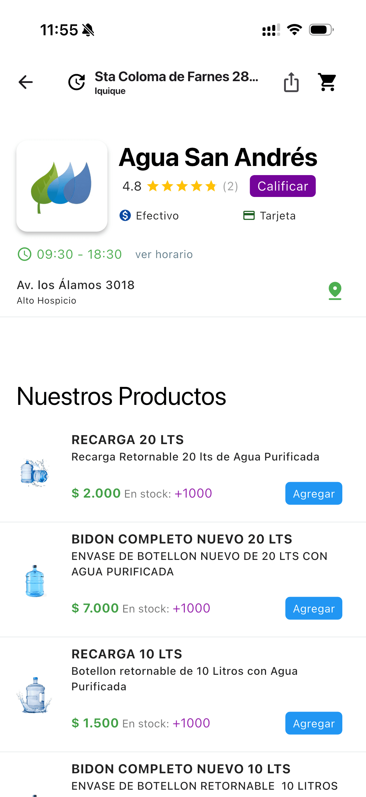 Tribizo app - pantalla 3